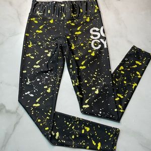 Terez for Soul Cycle Paint Splatter Leggings